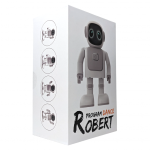 Dance Robot Robert - Interactive Programmable Toy with LED Eyes & Voice Command