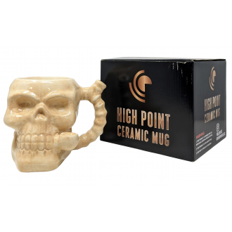 High Point Ceramic Skull Mug Hand Pipe - [PM030]