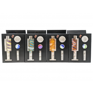 HPG Twisted Color Single Ring Glycerin Filled Nectar Collector Set [HPG098]