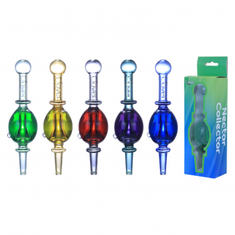 Clover Glass - Glycerin Filled Round Chamber Nectar Collector Set