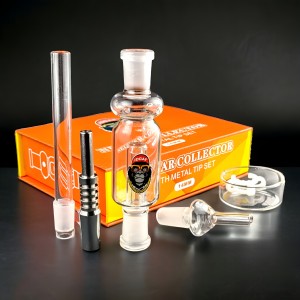 IDGAF - 14mm Nectar Collector W/ Metal Tip Set - [NC14] 