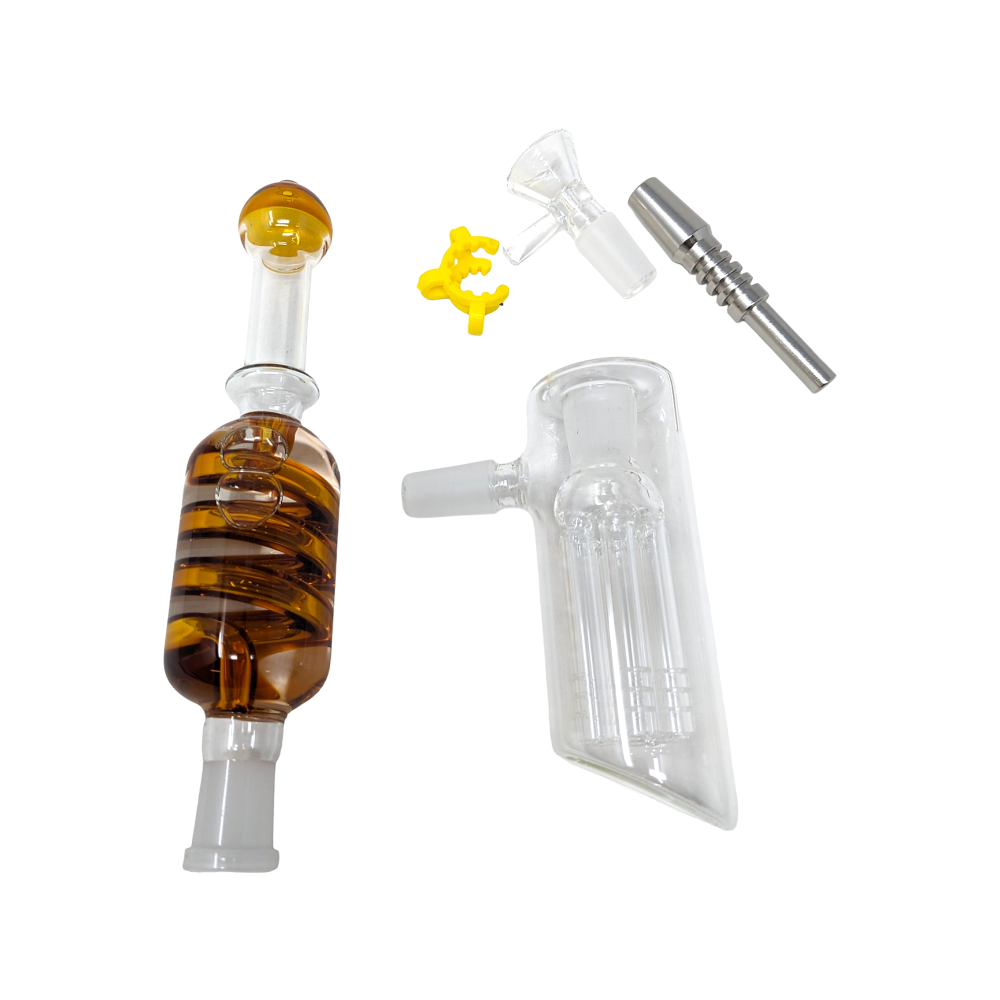 Assorted Ring Dab Straw 6.5