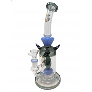 On Point Glass - 10.5" Showerhead Matrix Animal Perc Water Pipe - [ABC139]