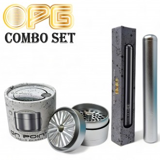 62mm Apollo Grinder By OPG w/ Aluminum Container Combo Set [AGOPSET]*