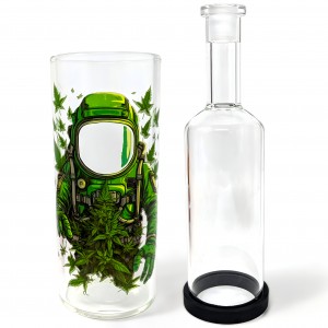 On Point Glass - 8" Jungle Vibes - A Journey W/ Every Leafy Hit Gravity Water Pipe - [HXCP484C]