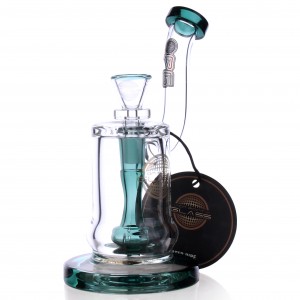 On Point Glass - 5" Elegant Bend Mini Goose Neck Water Pipe - [SK-7011]