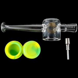 On Point Glass - 10MM Glass NC Reclaimer With Silicone Cont Set - 10MM Female [FGA787] 