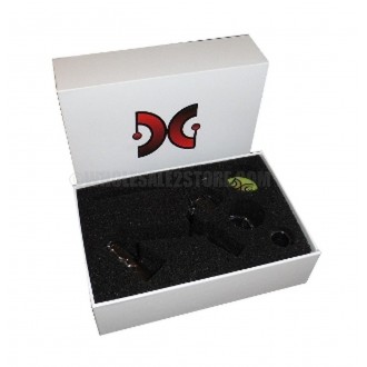 Dank Glass - Drop Down Banger Reclaimer Set With Silicon Jar Quartz Dabber Clip - 14MM Female [DGS1-14F] 