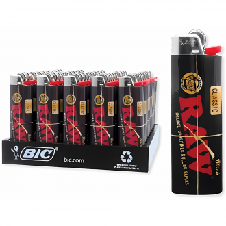 Raw Bic Lighter 50ct Tray-Raw