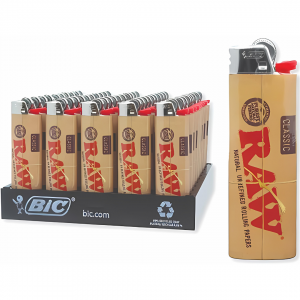 Raw Bic Lighter 50ct Tray-Raw