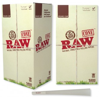 RAW Bulk King Size Cones 109mm/26mm - 1400ct