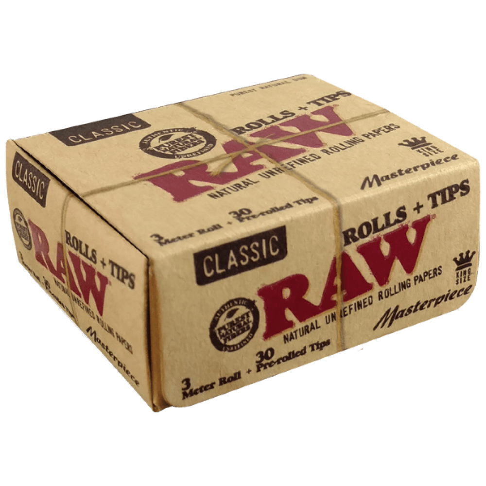 RAW Masterpiece Classic With Pre - Rolled Tips - (Pack of 25)