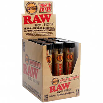 RAW Rocket Booster Cones - 12ct Display