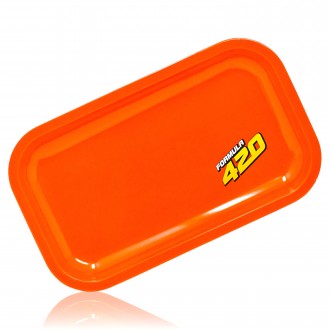 Formula 420 Medium Rolling Tray 10"x 6" - Orange 