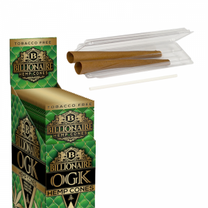 Billionaire Hemp Pre-Rolled Cones 2ct/ 10pk Display 