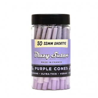 Blazy Susan Purple Cones 53mm Shortys - 50ct Jar