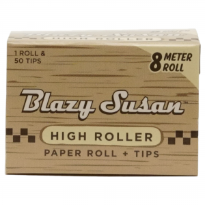 Blazy Susan High Roller Kit 8 Meter Roll & Tips - Unbleached