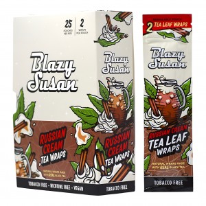 Blazy Susan Real Tea Leaf Wraps - 2pc/25ct Display