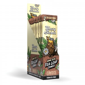 Blazy Susan Real Tea Leaf Cones King Size 2pk - 10ct Display