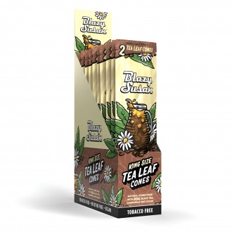 Blazy Susan Real Tea Leaf Cones King Size 2pk - 10ct Display