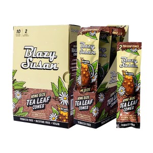 Blazy Susan Tea Leaf Cones 2pc/ 10ct - Honey Lemon Cones