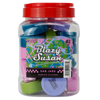 Blazy Susan 45mm Silicone Dab Jar - Jar (Display of 24) 