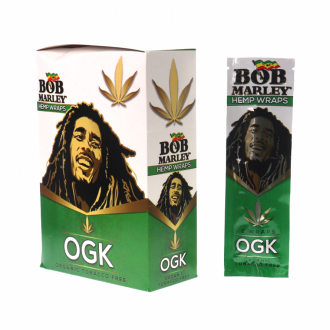 Bob Marley Hemp Wraps - (Display of 25) [BM-HW]