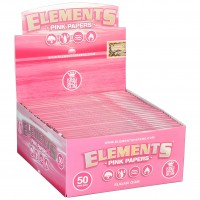 Elements Pink Papers King Size Slim - 50pk Display