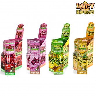 Juicy Hemp Wraps Terp Enhanced - 2/Pack 25ct Display