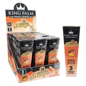 King Palm Hemp Cones King Size 3pk - 30ct Display 