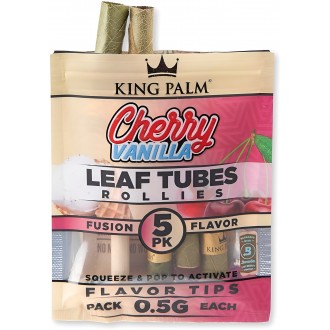 King Palm 5pk Rollies Cones - Cherry Vanilla - 15ct Display [KP-2377]