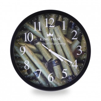 King Palm Wall Clock - Green Clock