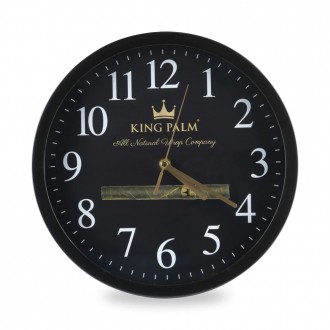 King Palm Wall Clock - Gold Clock