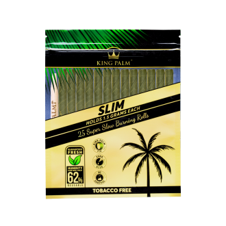 King Palm Super Slow Burning Rolls 25ct - 8 pack Display Starting At: