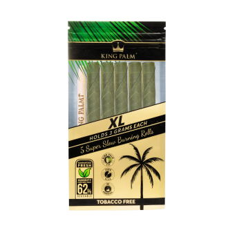 King Palm - Super Slow Burning Rolls 5ct - 15 Pack Display Starting At: