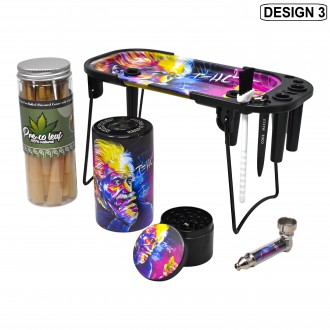 Rolling Tray + Cone Smoking Set