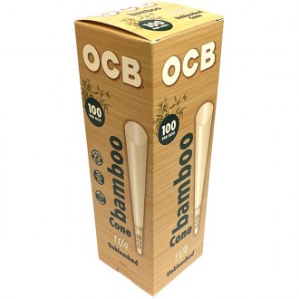 OCB Unbleached Bamboo Cones 1 1/4 Size - 100ct 