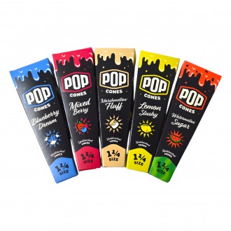 Pop Cones Unbleached Variety Pack 2.0 - 25pk Display