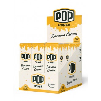 Pop Cones Ultra Thin King Size Cones 3pk/ 24ct Display [POPUTKS]