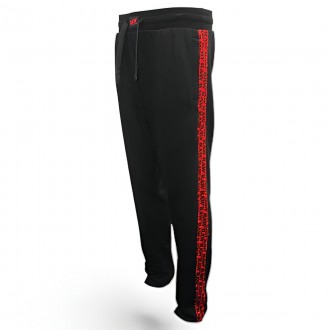 RP x Raw Black Sweatpants w/ Red Side Logo