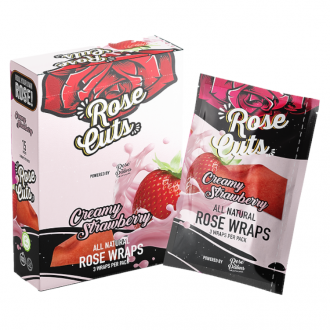 Rose Cuts Pink Wraps 3pk - 15ct Display