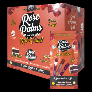 SLIM Rose Palms - Original - Real Rose Petal Flavoured Pre-Rolls – Cali  Online