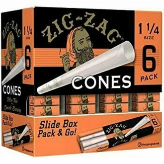 Zig Zag Cones 1¼ Size 6ct/Box - 36pk Display Starting At: