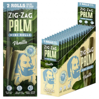 Zig Zag Mini Palm Rolls 2pk Rolls - 15ct Display