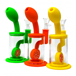 Silicone Rocket Nectar with Glass Tree Perc 8.25