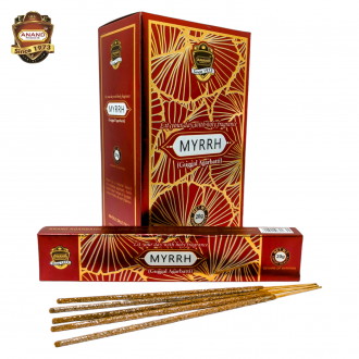 ANAND Incense Sticks 15gram/12ct - Myrrh Guggal [AND12-MG]