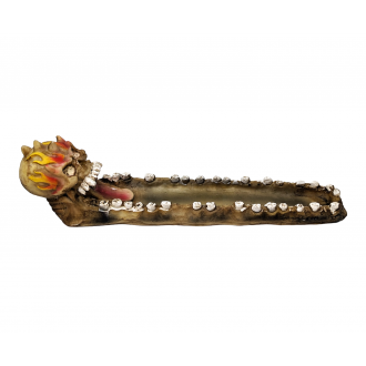 Flame Skeleton Clay Incent Burner [N011]