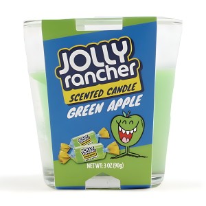 Single Wick Scented Candle 3oz - Jolly Rancher Green Apple [SWC3]
