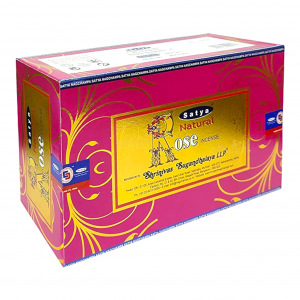 SATYA - Indian Rose Incense Sticks - 12pk Display [SATYA-IR]