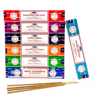 SATYA - Value For Money Incense Sticks Variety Pack - 84ct Display [STYVP84-VFM]